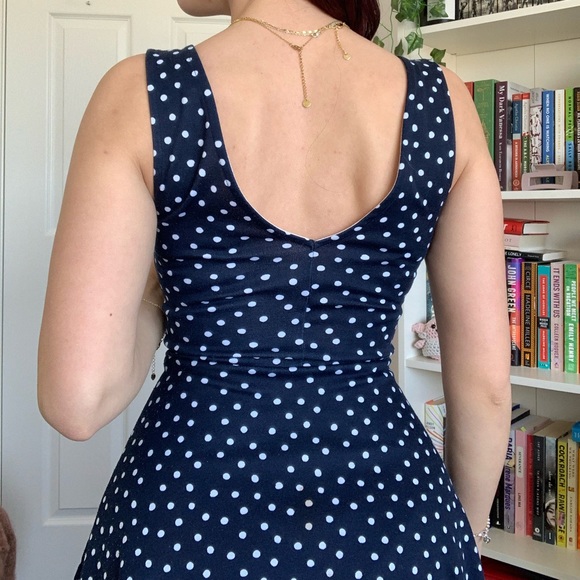 Reversible polka dot circle dress - Picture 6 of 6